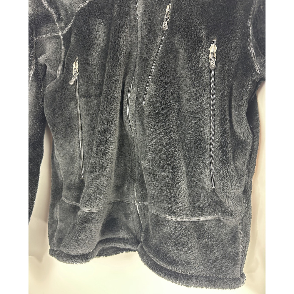 Patagonia R4 Fleece Jacket Black Soft Polartec Regulator Full Zip Men’s Small - Picture 6 of 9
